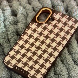 SwaddleMe Houndstooth Phone Case - Black and Cream